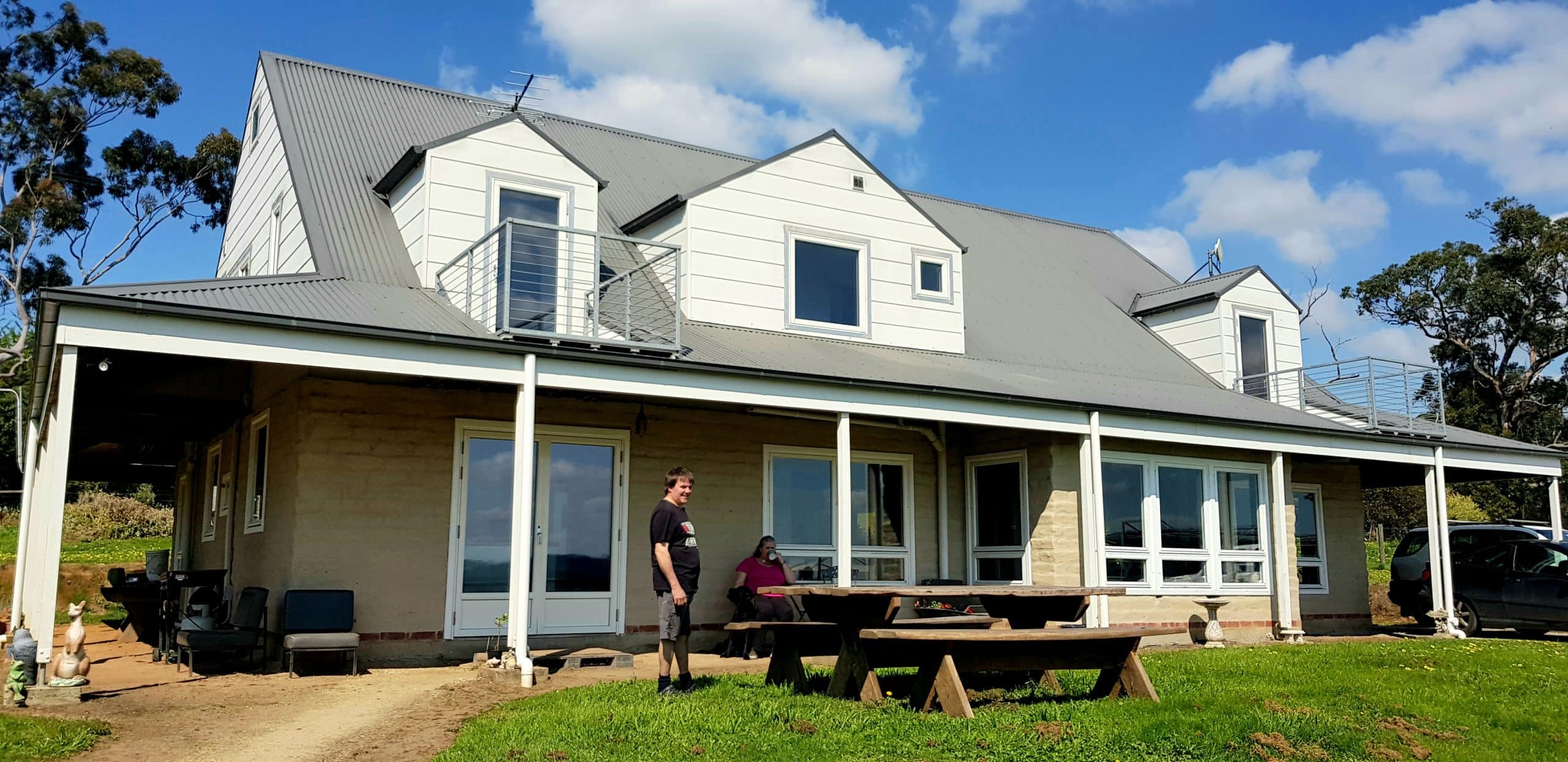 Doublestorey mudbrick Lived in Eco Homes